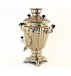 Brass samovar "Glass" 3 liters
