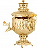 Samovar 4.5 l combined form a "Ball" brass