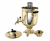 The coal samovar 5 l knurled