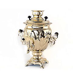 Brass samovar "Acorn" 3 liters