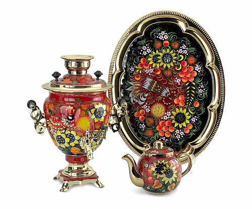 Samovar Acorn in the set "Sunflowers" 110V