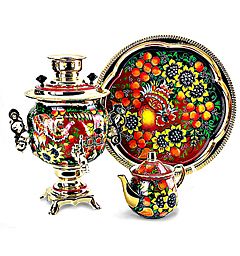 Samovar 3 l with a set of " Sunflowers" 220V